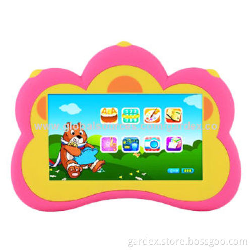 Toy Shape Children's Educational Pads/Tablet PCs, 64-educational Apps Pre-installed Inside